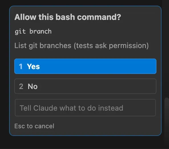 Running ask in Claude Code