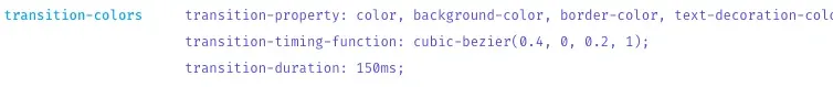 Definition of transition-colors